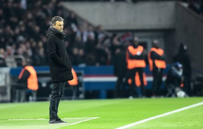 Fußball, CL, Paris St. Germain - FC Barcelona Luis Enrique ( coach Barcelona ) FOOTBALL : Paris Saint Germain vs FC Barcelona - Champions League - Paris - 14 02 2017 FedericoPestellini 