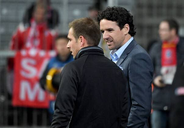 15.02.2017, xjhx, Fussball Champions League, FC Bayern Muenchen - Arsenal London, emspor, v.l. Philipp Lahm (FC Bayern Muenchen), Owen Hargreaves Muenchen