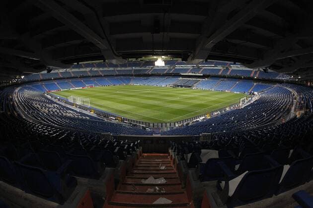Real Madrid s stadium Santiago Bernabeu after Champions League 2016 2017 Round of 16 1st leg match. February 15,2017.  (20170215196)