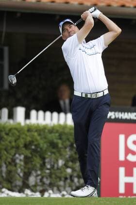 February 16th 2017, Lake Karrinyup Country Club, Perth, Western Australia, Australia; ISPS Handa World Super 6 Perth Golf Tournament Day 1; Jason Norris (AUS) tees off from the 1st on day one of the ISPS Handa World Super 6 tournament; xDavidxWoodleyx  ActionPlus11846783