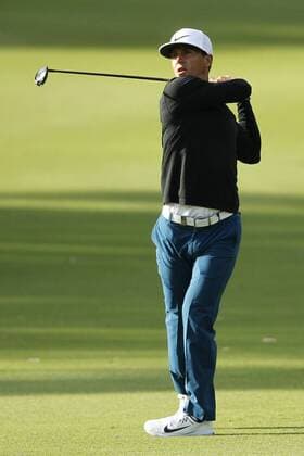 February 16th 2017, Lake Karrinyup Country Club, Perth, Western Australia, Australia; ISPS Handa World Super 6 Perth Golf Tournament Day 1; Thorbjorn Olesen (Den) plays an approach shot on the 11th fairway during the first round of the ISPS Handa World Super 6 Golf Tournament; xDavidxWoodleyx  ActionPlus11846786