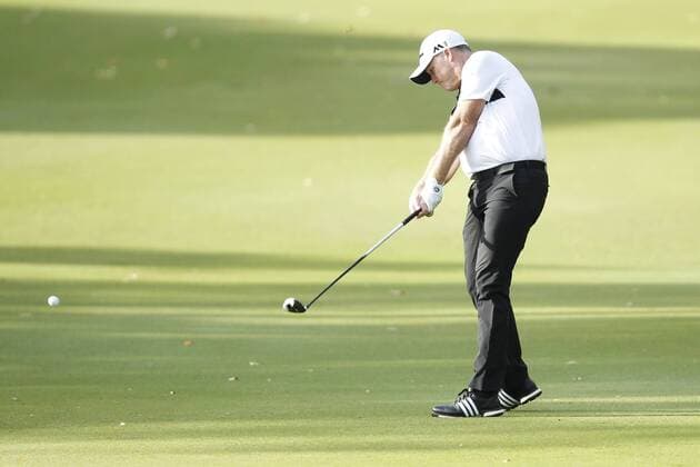 February 16th 2017, Lake Karrinyup Country Club, Perth, Western Australia, Australia; ISPS Handa World Super 6 Perth Golf Tournament Day 1; Marcus Fraser (AUS) hits an approach shot from the 11th fairway during the first round of the ISPS Handa World Super 6 Golf Tournament; xDavidxWoodleyx  ActionPlus11846757