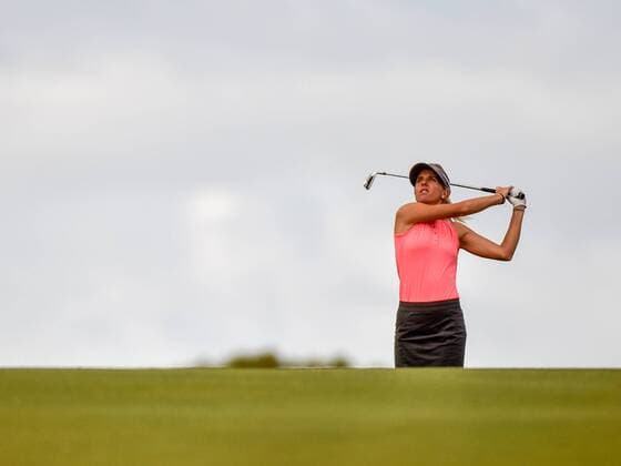 February 16, 2017 - Adelaide, Australia - Emma De Groot of Australia on the 11th Fairway during round one of the ISPS Handa Women s Australian Open at Royal Adelaide Golf Club on February 16, 2017 in Adelaide, Australia. ISPS Handa Women s Australian Open - Round One  - ZUMAn230 20170216_zaa_n230_080 Copyright: xAndyxAstfalckx