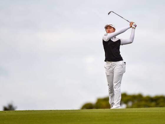 February 16, 2017 - Adelaide, Australia - Kelly Tan of Malaysia on the 11th during round one of the ISPS Handa Women s Australian Open at Royal Adelaide Golf Club on February 16, 2017 in Adelaide, Australia. ISPS Handa Women s Australian Open - Round One  - ZUMAn230 20170216_zaa_n230_082 Copyright: xAndyxAstfalckx