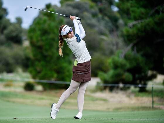February 16, 2017 - Adelaide, Australia - Jenny Shin of Korea on the 11th fairway during round one of the ISPS Handa Women s Australian Open at Royal Adelaide Golf Club on February 16, 2017 in Adelaide, Australia. ISPS Handa Women s Australian Open - Round One  - ZUMAn230 20170216_zaa_n230_091 Copyright: xAndyxAstfalckx