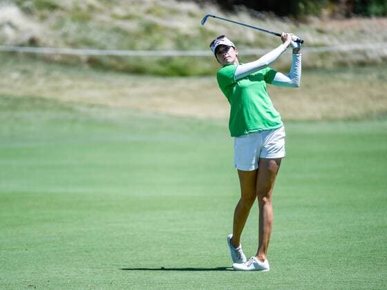 February 16, 2017 - Adelaide, Australia - Kim Kaufman from the USA on the 12th fairway during round one of the ISPS Handa Women s Australian Open at Royal Adelaide Golf Club on February 16, 2017 in Adelaide, Australia. ISPS Handa Women s Australian Open - Round One  - ZUMAn230 20170216_zaa_n230_098 Copyright: xAndyxAstfalckx