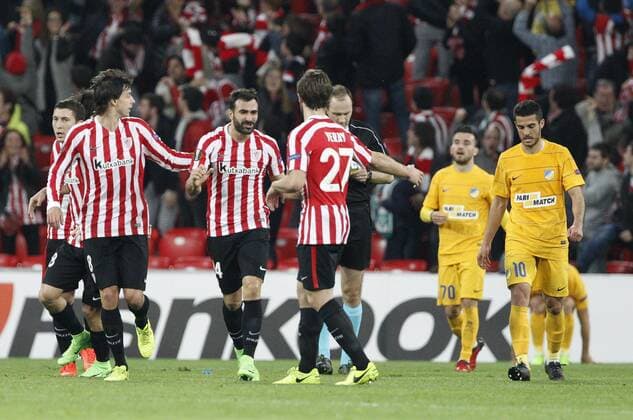 Fußball, EL, Athletic Bilbao - APEOL Nikosia 16 02 2017 Bilbao, Spanien - Fussball, Europa League, Athletic Bilbao vs. APOEL Nikosia: Mikel Balenziaga  xDAVIDxS.xBUSTAMANTEx xx