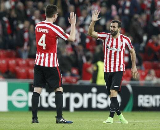16 02 2017 Bilbao, Spanien - Fussball, Europa League, Athletic Bilbao vs. APOEL Nikosia: Mikel Balenziaga  xDAVIDxS.xBUSTAMANTEx xx