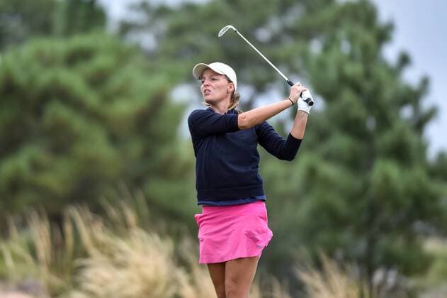 February 17, 2017 - Adelaide, Australia - Perrine Delacour of France on the 11th fairway during round two of the ISPS Handa Women s Australian Open at Royal Adelaide Golf Club on February 17, 2017 in Adelaide, Australia. ISPS Handa Women s Australian Open - Round Two  - ZUMAn230 20170217_zaa_n230_135 Copyright: xAndyxAstfalckx