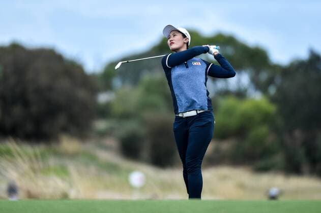 February 17, 2017 - Adelaide, Australia - Xi Yu Lin of China on the 11th fairway during round two of the ISPS Handa Women s Australian Open at Royal Adelaide Golf Club on February 17, 2017 in Adelaide, Australia. ISPS Handa Women s Australian Open - Round Two  - ZUMAn230 20170217_zaa_n230_199 Copyright: xAndyxAstfalckx