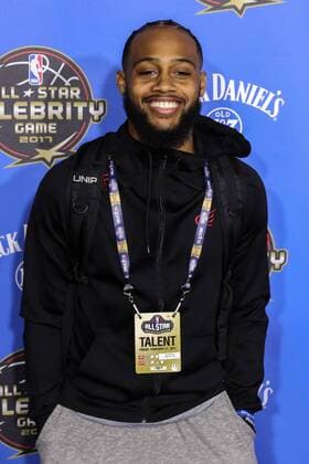 February 17, 2017 - Ex-basketball player Brandon Armstrong posing for media at the Red Carpet Event before the NBA Basketball Herren USA All-Star Celebrity Game at the Mercedes-Benz Superdome in New Orleans, LA. CSM NBA 2017: NBA All-Star Celebrity Game FEB 17 - ZUMAc04_ 20170217_zaf_c04_087 Copyright: xStephenxLewx