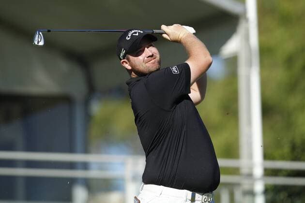 February 19th 2017, Lake Karrinyup Country Club, Perth, Western Australia, Australia; ISPS Handa World Super 6 Perth Golf Tournament Day 4; Duncan Stewart (SCO) drives off the 5th tee during his knockout game against Hideto Tanihara (JPN) xDavidxWoodleyx  ActionPlus11848222