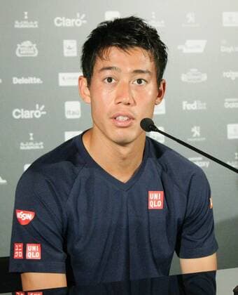 Bilder des Tages - SPORT Tennis: Nishikori meets press ahead of Rio Open Kei Nishikori speaks at a press conference PK Pressekonferenz in Rio de Janeiro on Feb. 20, 2017, ahead of the Rio Open. The top-seeded Nishikori will play his first-round match the following day against Thomaz Bellucci of Brazil. 