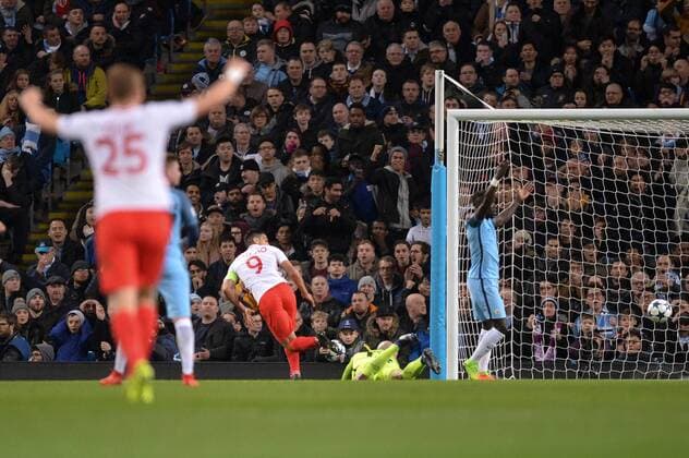09 RADAMEL FALCAO (mon) - JOIE - BUT FOOTBALL : Manchester City vs AS Monaco - Champions League - 21 02 2017 AnthonyBIBARD FEP Panoramic 