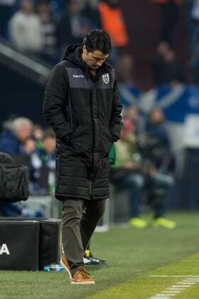 Gelsenkirchen, Germany 22.02.2017, UEFA Europa League - 2016 2017 Season, FC Schalke 04 - PAOK Saloniki, Trainer Vladimir Ivic (Paok) ( DeFodi001