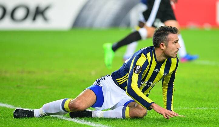 Fußball, EL, Fenerbahce Istanbul - FK Krasnodar UEFA Europa League match between Fenerbahce and Krasnador at Ulker Stadium in Istanbul , Turkey on February 22, 2017. final score : Fenerbahce 1 - Krasnador 1 Pictured: Robin van Persie of Fenerbahce. 