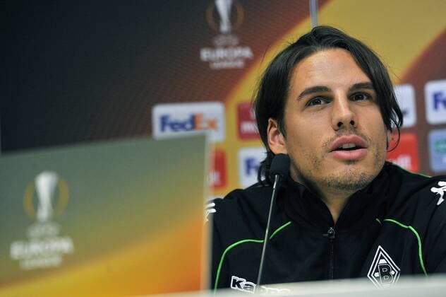 Fußball, EL, Borussia Mönchengladbach Pressekonferenz Italy: Borussia Monchengladbach press conference PK Pressekonferenz Borussia Mönchengladbach s Yann Sommer during the press conference at the Artemio Franchi Stadium on the eve of the UEFA Europa League Round of 32 - 2nd leg soccer match against A.c.f. Fiorentina.  GiacomoxMorinix xPacificxPress