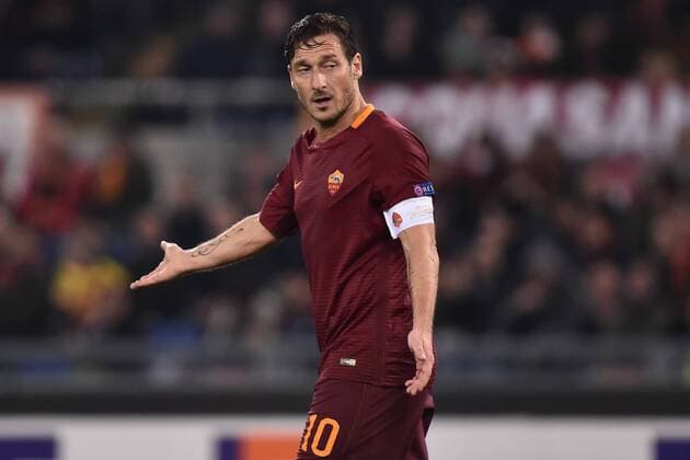 Francesco Totti Roma Roma 23-02-2017 Stadio Olimpico Football Europa League 2016 2017 Round of 32 AS Roma - Villarreal AndreaxStaccioli