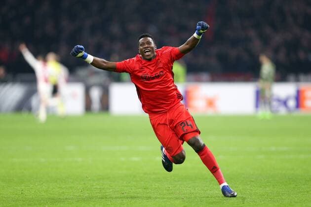 AMSTERDAM 23.02.2017 UEFA EUROPA LEAGUE SECOND LEG MATCH: AJAX AMSTERDAM - LEGIA WARSAW ANDRE ONANA ---  170223PYK1038