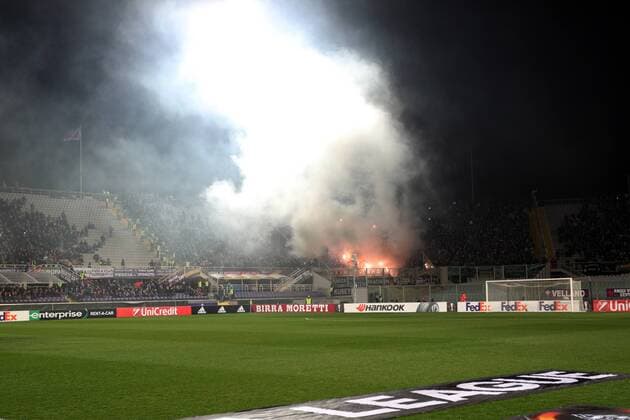 Fans Borussia Monchengladbach Supporters Borussia Monchengladbach 23-02-2017 Stadio Artemio Franchi Borussia Monchengladbach Borussia M gladbach 2-4 Europa League 2016 2017 Round of 16 2nd leg lucaxpagliaricci
