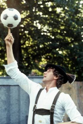 Torwart Jean Marie Pfaff (Belgien FC Bayern München) in Lederhosen