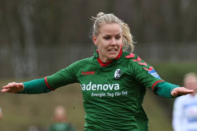 Lena Petermann ( 22, SC Freiburg), Fussball - Damen Bundesliga - MSV Duisburg vs. SC Freiburg, Duisburg,26.02.2017, Duisburg Copyright: xBOHLA xEibner-Pressefotox EP_MBO