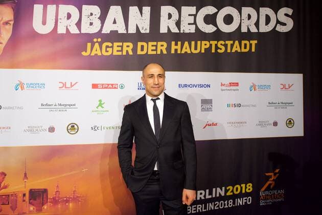 Leichtathletik Berlin 27.02.2017 BEM 2018 Leichtathletik EM 2018 in berlin Weltpremiere von Urban Records Image Film Zoo Palast Berlin Arthur Abraham Boxen