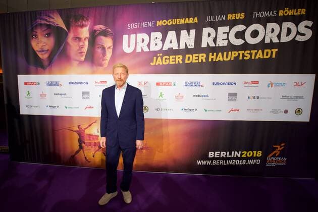 Leichtathletik Berlin 27.02.2017 BEM 2018 Leichtathletik EM 2018 in berlin Weltpremiere von Urban Records Image Film Zoo Palast Berlin Boris Becker Tennis