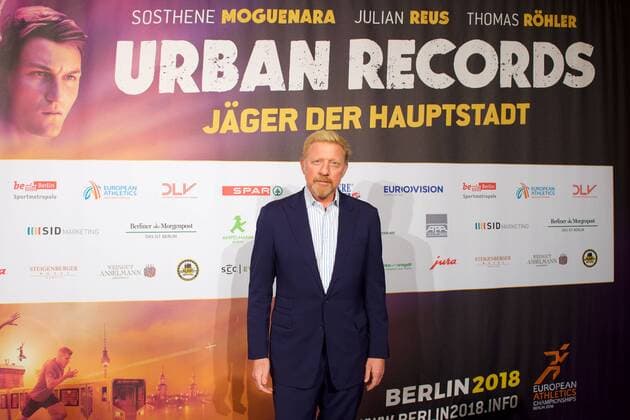 Leichtathletik Berlin 27.02.2017 BEM 2018 Leichtathletik EM 2018 in berlin Weltpremiere von Urban Records Image Film Zoo Palast Berlin Boris Becker Tennis