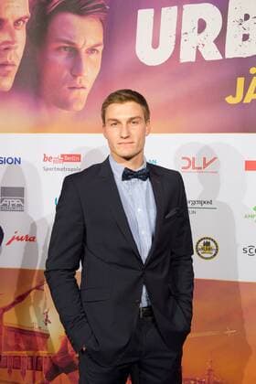 Leichtathletik Berlin 27.02.2017 BEM 2018 Leichtathletik EM 2018 in berlin Weltpremiere von Urban Records Image Film Zoo Palast Berlin Thomas Röhler Speerwurf Olympiasieger