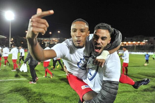 Bilder des Tages - SPORT Joie frejus Saint Raphael - Fin de match FOOTBALL : Saint Raphael vs AJ Auxerre - 8e Coupe France - 28 02 2017 NorbertScanella Panoramic 