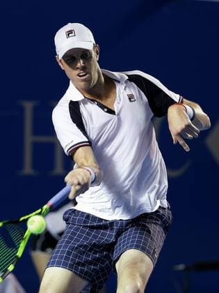 US Sam Querrey returns a ball to Austrian Dominic Thiem during their Mexican Tennis Open Tournament quarter final game, in Acapulco, Mexico, 02 March 2017. Mexican Tennis Open Tournament !ACHTUNG: NUR REDAKTIONELLE NUTZUNG!  Copyright: xJoséxMéndezx MEX54 20170303-636241162418827458