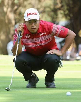 Golf: Matsuyama at Mexico Championship Hideki Matsuyama of Japan lines up a putt on the eighth hole during the first round of the Mexico Championship at the Chapultepec Golf Club in Naucalpan, Mexico, on March 2, 2017. After the round, Matsuyama sat in a tie for 41st place. 