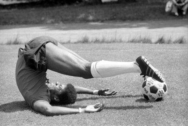 WM 1974, Nationalmannschaft Haiti in der Sportschule Grünwald, Ernst Jean Joseph
