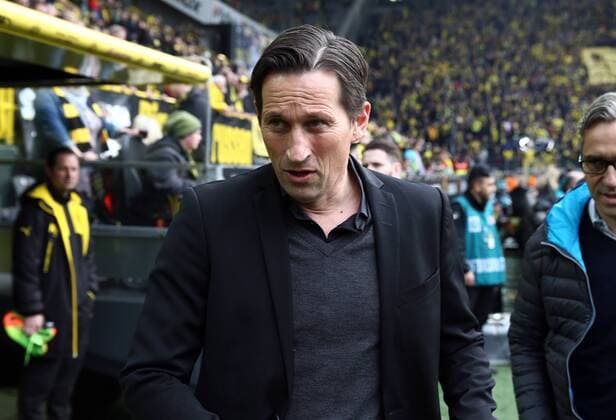 Samstag 04.03.2017, Saison 2016 2017, 1. Bundesliga, 23. Spieltag im Dortmunder Signal Iduna Park, BVB 09 Borussia Dortmund - Bayer 04 Leverkusen, Roger Schmidt (Trainer, LEV)