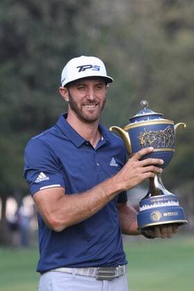 Themen der Woche - SPORT Bilder des Tages - SPORT US golfer Dustin Johnson holds the champion s trophy, during the World Golf Championship s final at the Chapultepec Club in Mexico City, Mexico, 05 March 2017. WORLD GOLF CHAMPIONSHIP IN MEXICO !ACHTUNG: NUR REDAKTIONELLE NUTZUNG!  Copyright: xAlexxCruzx MEX53 20170306-636243584237033394