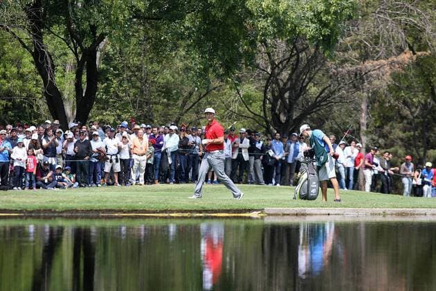 Spanish golfer Jon Rahm (C) in action during the World Golf Championship s final at the Chapultepec Club in Mexico City, Mexico, 05 March 2017. WORLD GOLF CHAMPIONSHIP IN MEXICO !ACHTUNG: NUR REDAKTIONELLE NUTZUNG!  Copyright: xAlexxCruzx MEX61 20170306-636243616123270297