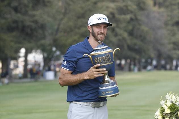 March 5, 2017 - Mexico - EUM20170305DEP26.JPG.CIUDAD DE MEXICO Golf Golf-Torneo.- El golfista estadounidense Dustin Johnson se consagro campeon del WGC Mexico Championship Golf 2017, que tuvo lugar del 2 al 5 de marzo en el Club de Golf Chapultepec, ubicado en el Estado de Mexico. En imagen, aspectos de la ultima ronda del torneo y la entrega del trofeo este 5 de marzo.  - ZUMAu78_ 20170305_zaf_u78_058 Copyright: xLuisxCortesx