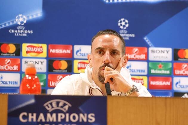 Franck Ribery (FC Bayern Muenchen 7), Pressekonferenz, Arsenal FC - FC Bayern Muenchen , UEFA Champions League, Achtelfinale, Fussball, 06.03.2017, London Copyright: xLangerx xEibner-Pressefotox EP_HLR