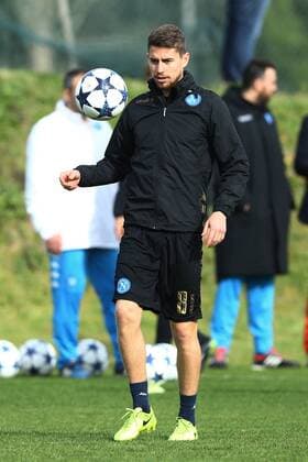 March 6, 2017 - Naples, Italy - Uefa Champions League: training session in view of the Round of 16 2nd leg match vs Real Madrid Jorginho at Castelvolturno Center in Naples, Italy on March 6, 2017. Champions League: Napoli training  - ZUMAn230 20170306_zaa_n230_124 Copyright: xMatteoxCiambellix