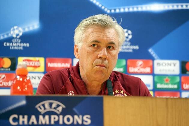 Trainer Carlo Ancelotti (FC Bayern Muenchen), Pressekonferenz, Arsenal FC - FC Bayern Muenchen , UEFA Champions League, Achtelfinale, Fussball, 06.03.2017, London Copyright: xLangerx xEibner-Pressefotox EP_HLR