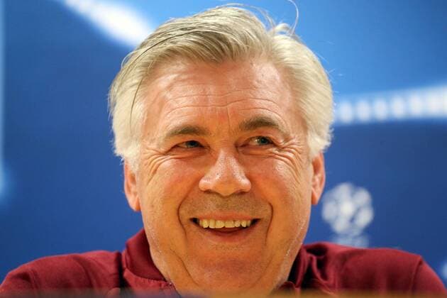 Bilder des Tages - SPORT Trainer Carlo Ancelotti (FC Bayern Muenchen), Pressekonferenz, Arsenal FC - FC Bayern Muenchen , UEFA Champions League, Achtelfinale, Fussball, 06.03.2017, London Copyright: xLangerx xEibner-Pressefotox EP_HLR