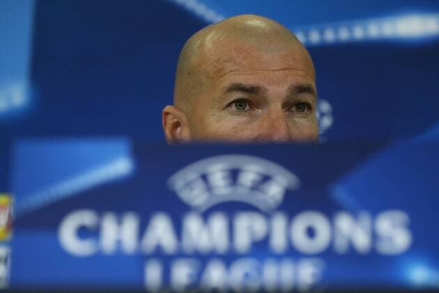 Zinedine Zidane Real Madrid Napoli 06-03-2017 Stadio San Paolo Football Calcio UEFA Champions League 2016 2017 Achtelfinale, Rückspiel - Round of 16, 2st leg SSC Napoli - Real Madrid cesarexpurini