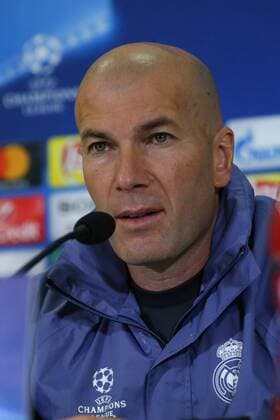Zinedine Zidane Real Madrid Napoli 06-03-2017 Stadio San Paolo Football Calcio UEFA Champions League 2016 2017 Achtelfinale, Rückspiel - Round of 16, 2st leg SSC Napoli - Real Madrid cesarexpurini