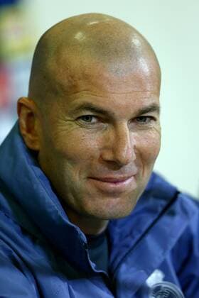March 6, 2017 - Naples, Italy - Real Madrid s coach Zinedine Zidane attends a press conference PK Pressekonferenz on the eve of the Champions League football match Napoli vs Real Madrid on March 6, 2017 at the San Paolo stadium in Naples. Real Madrid Training and Press Conference  - ZUMAn230 20170306_zaa_n230_209 Copyright: xMatteoxCiambellix
