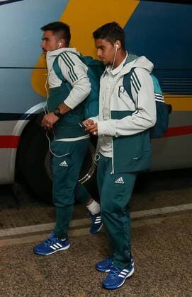 Viagem do Palmeiras a Tucuman GUARULHOS, SP - 06.03.2017: VIAGEM DO PALMEIRAS A Tucuman - Players William and Jean (D), the SE Palmeiras during boarding, at Guarulhos International Airport, to the city of San Miguel de Tucuman, Argentina. x1281355x  CesarxGreco