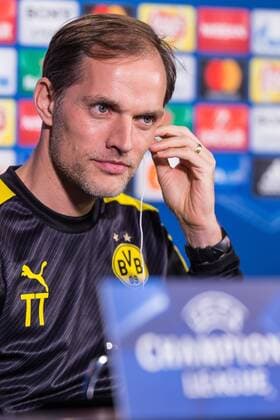 Dortmund, Deutschland 07.03.2017, UEFA Champions League - 2016 17, Pressekonferenz zum Spiel BV Borussia Dortmund - Benfica Lissabon, Trainer Thomas Tuchel (BVB) im Interview ( DeFodi507
