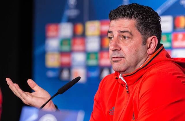 Dortmund, Deutschland 07.03.2017, UEFA Champions League - 2016 17, Pressekonferenz zum Spiel BV Borussia Dortmund - Benfica Lissabon, Coach Rui Vitoria (BLS) im Interview ( DeFodi507
