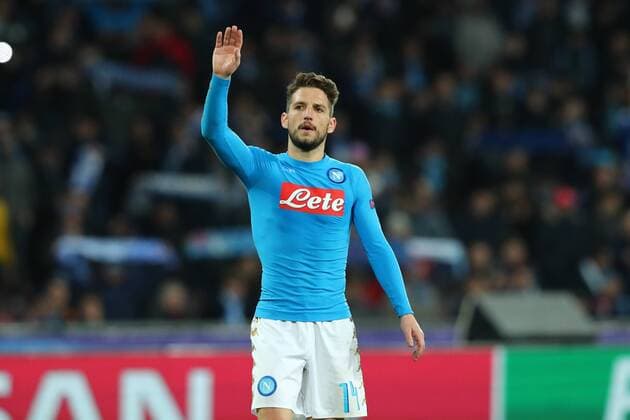 Fußball, CL, SSC Neapel - Real Madrid Dries Mertens Napoli Napoli 07-03-2017 Stadio San Paolo Football Calcio UEFA Champions League 2016 2017 Round of 16, 2st leg SSC Napoli vs. Real Madrid cesarexpurini