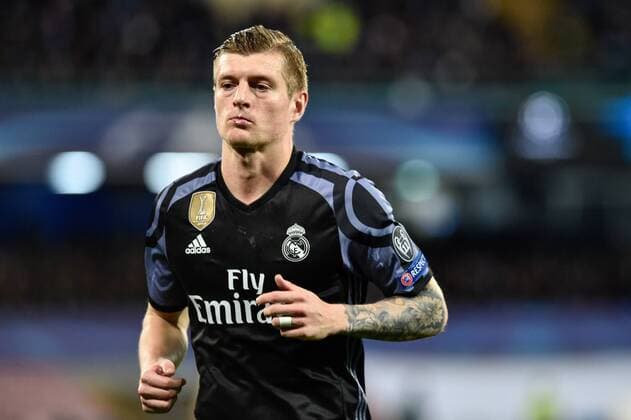 March 7, 2017 - Rome, Italy - Toni Kroos of Real Madrid during the UEFA Champions League Round of 16 game 2 match between Napoli and Real Madrid at Stadio San Paolo, Naples, Italy on 7 March 2017. Napoli v Real Madrid - Champions League  - ZUMAn230 20170307_zaa_n230_412 Copyright: xGiuseppexMaffiax